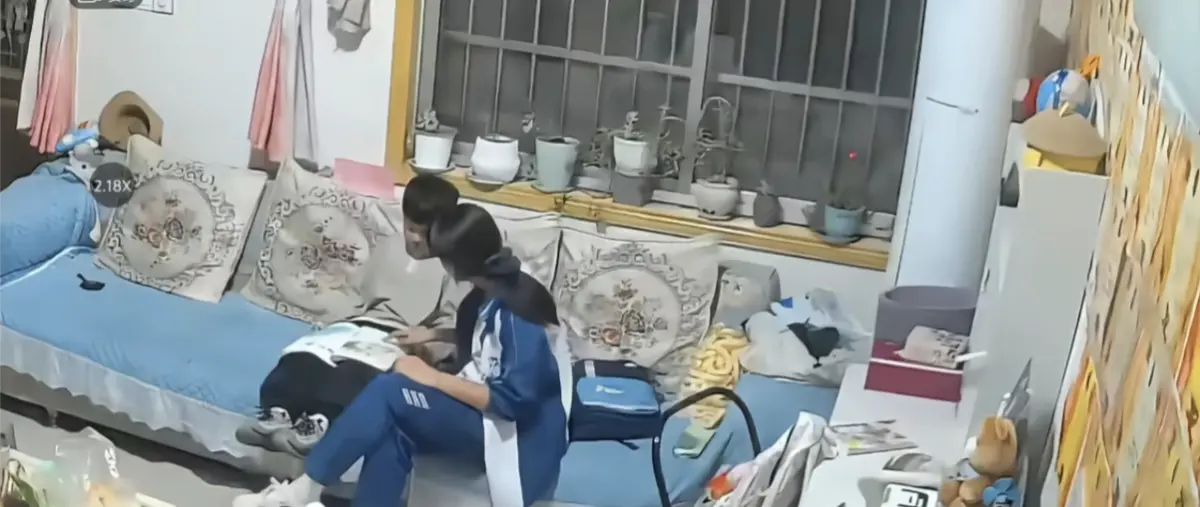 《姐姐辅导弟弟作业》相关资源图片