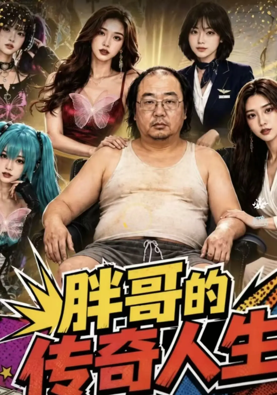 《胖哥的传奇人生》AI短剧全集无广告在线观看-胖哥的传奇人生夸克迅雷百度云网盘免费下载-200斤胖子逆袭解气